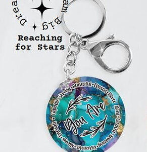 You Are - Blue Marble Keyring
