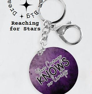 Your Courage Knows No Limits Keyring